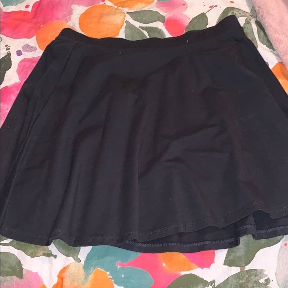 Gray mini skirt